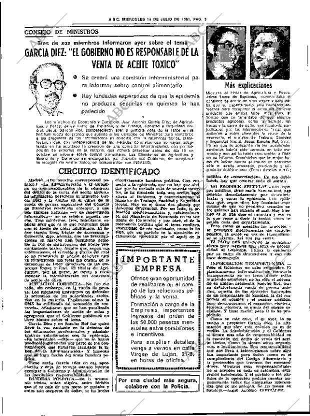 ABC SEVILLA 15-07-1981 página 13