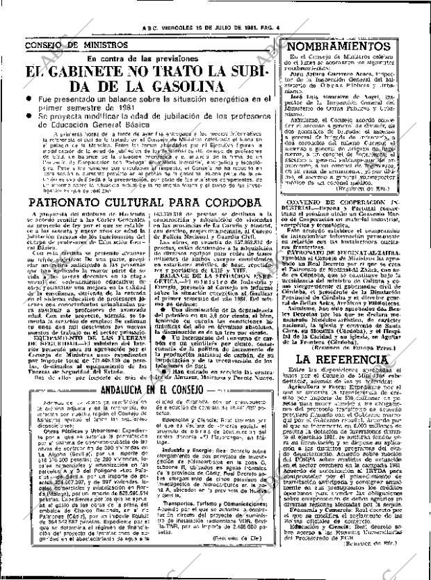 ABC SEVILLA 15-07-1981 página 14