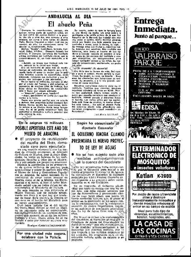 ABC SEVILLA 15-07-1981 página 21