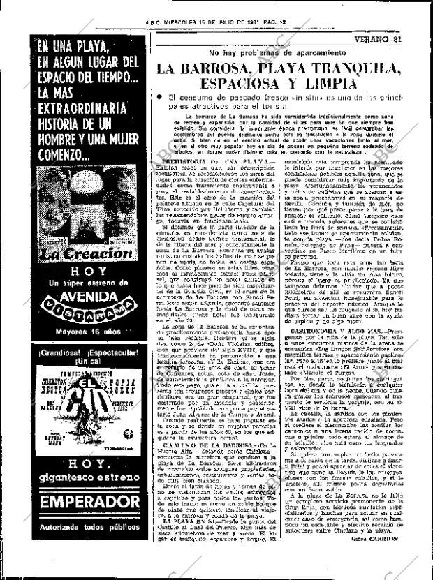 ABC SEVILLA 15-07-1981 página 22