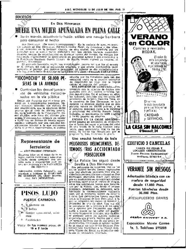 ABC SEVILLA 15-07-1981 página 31