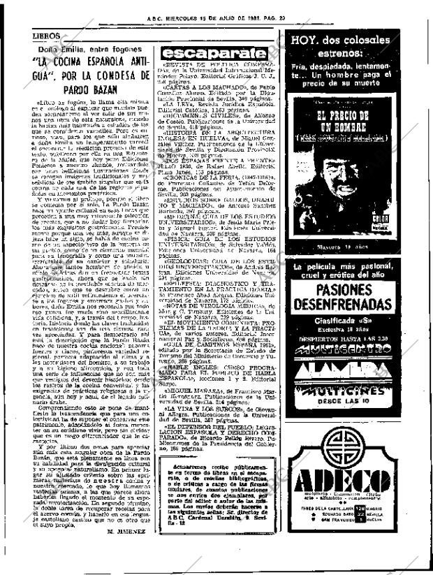 ABC SEVILLA 15-07-1981 página 33