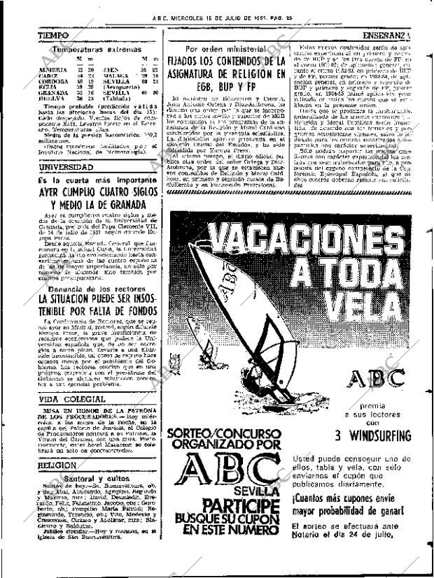 ABC SEVILLA 15-07-1981 página 35