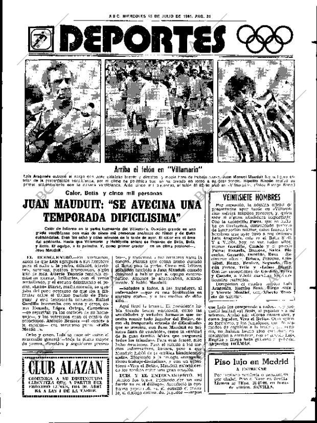 ABC SEVILLA 15-07-1981 página 41