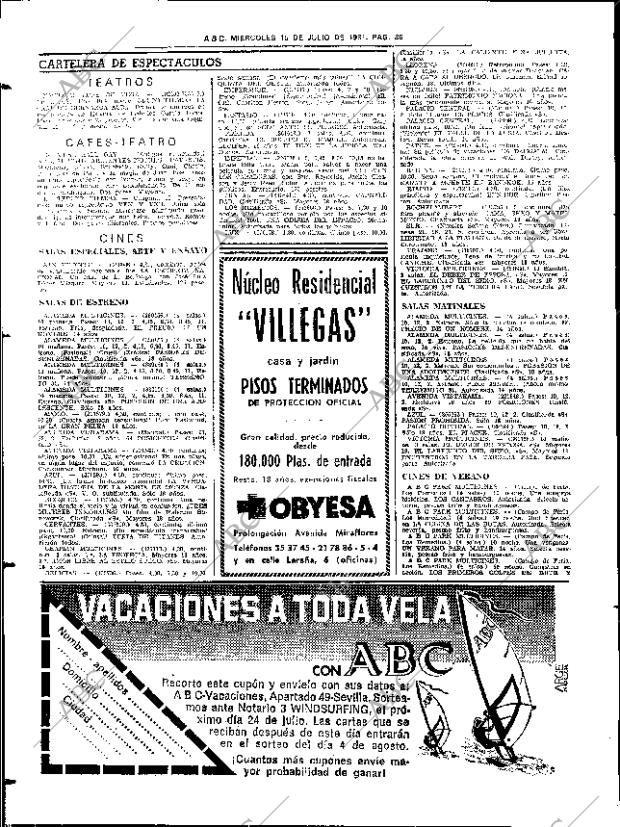 ABC SEVILLA 15-07-1981 página 46