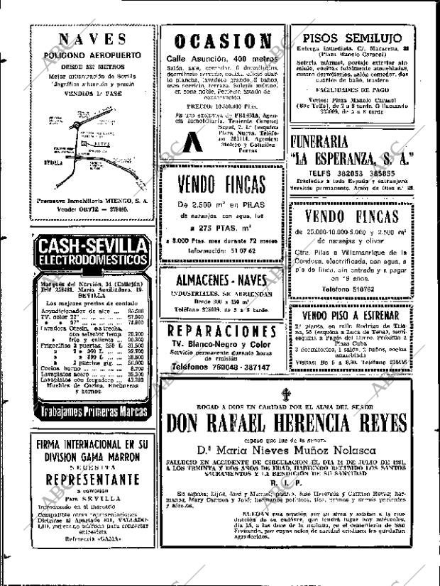 ABC SEVILLA 15-07-1981 página 54