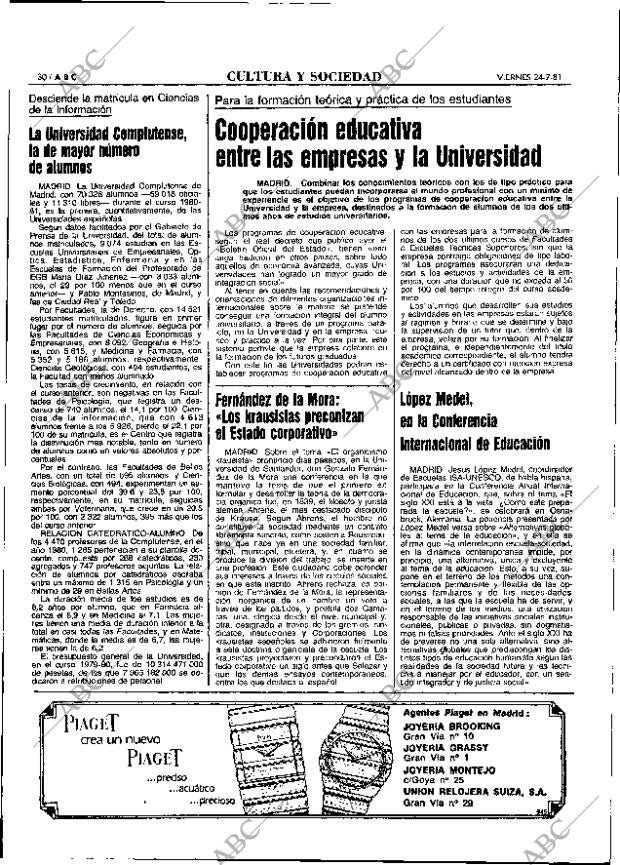 ABC MADRID 24-07-1981 página 38