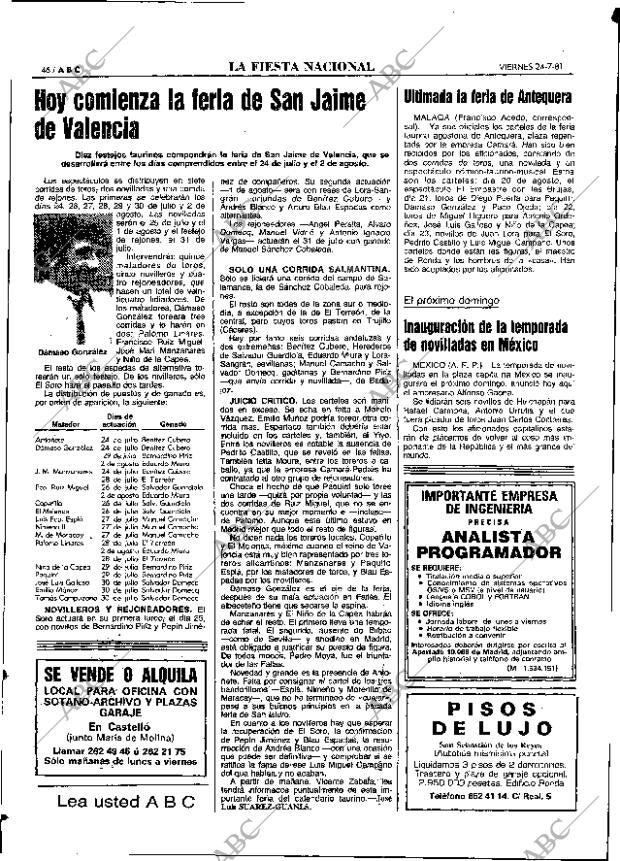 ABC MADRID 24-07-1981 página 54