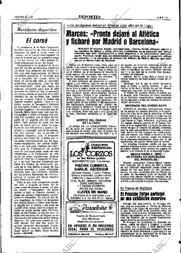 ABC MADRID 24-07-1981 página 55