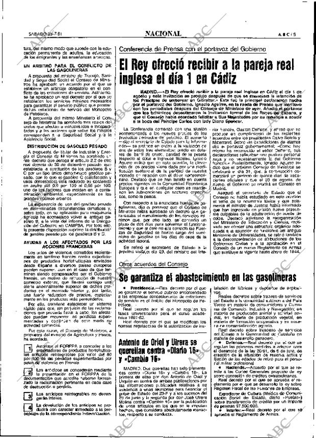 ABC MADRID 25-07-1981 página 13