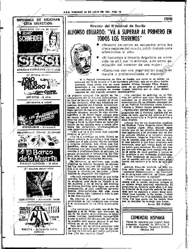 ABC SEVILLA 26-07-1981 página 54