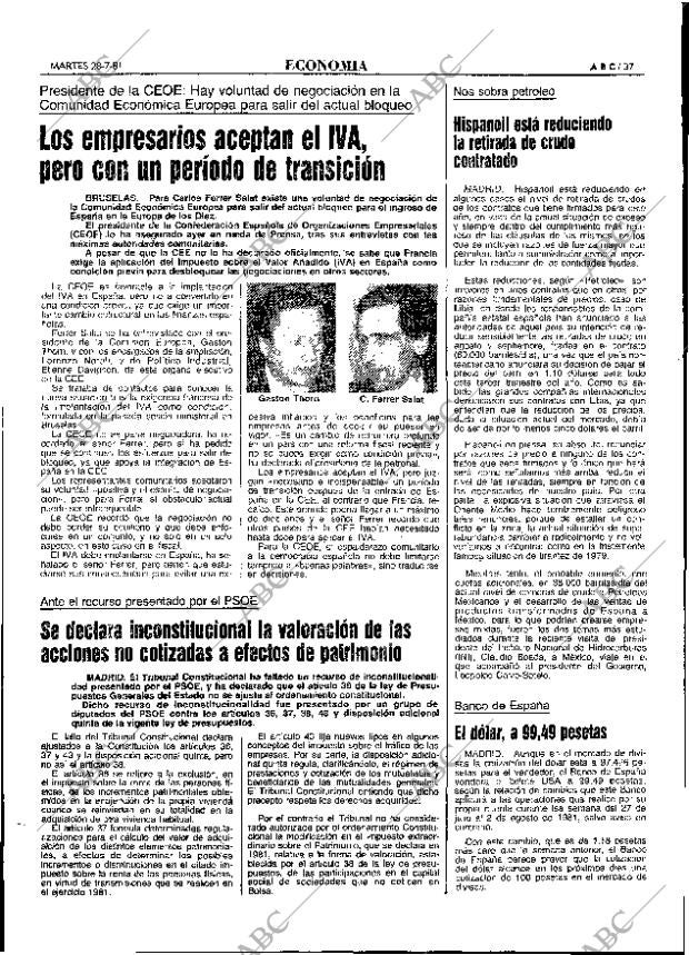 ABC MADRID 28-07-1981 página 45