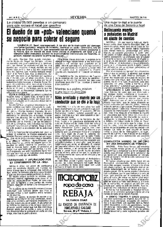 ABC MADRID 28-07-1981 página 52