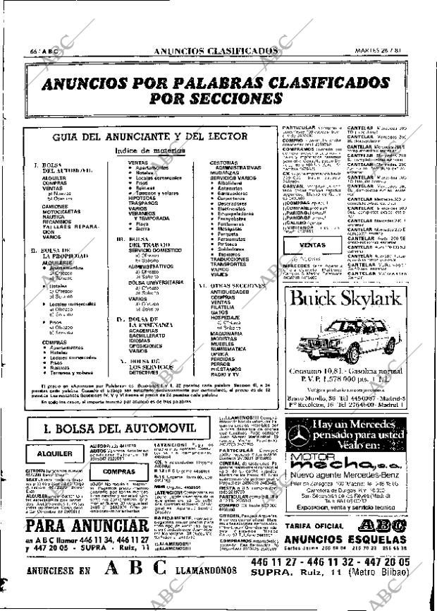 ABC MADRID 28-07-1981 página 74