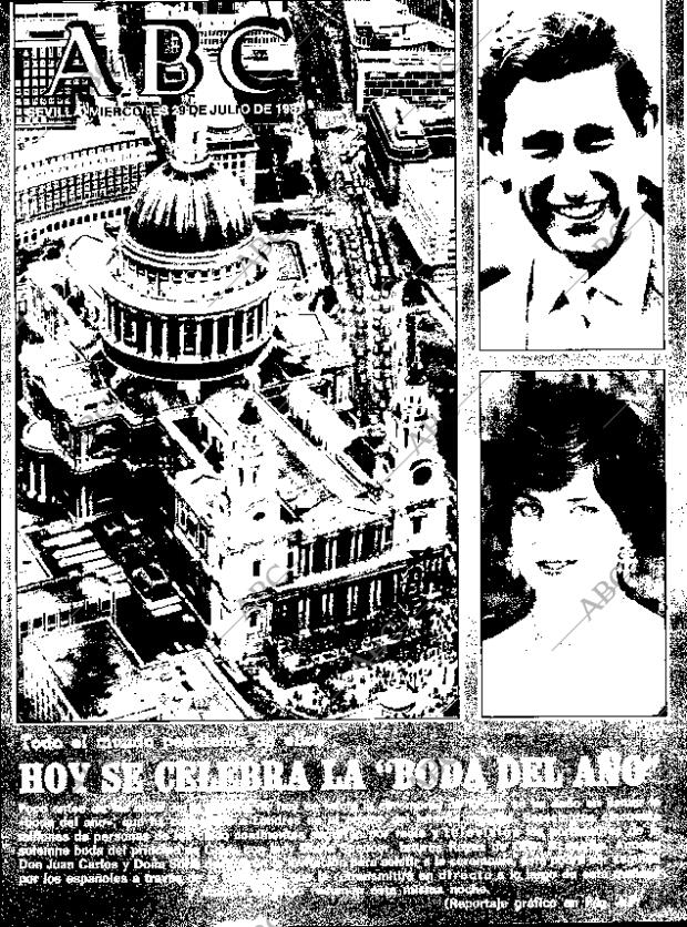 ABC SEVILLA 29-07-1981 página 1