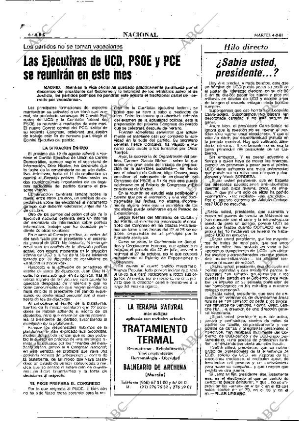 ABC MADRID 04-08-1981 página 14