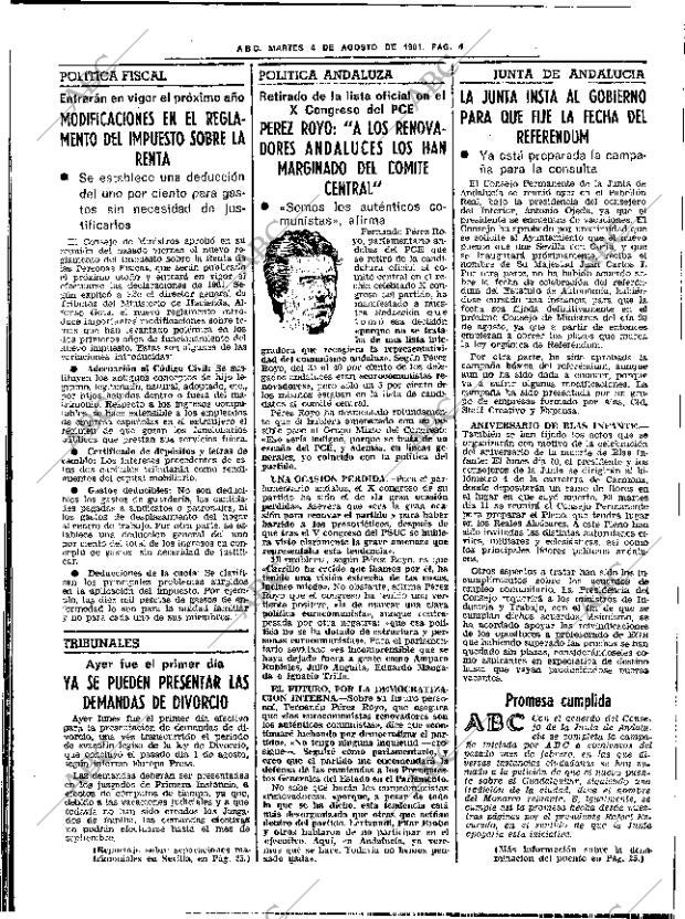 ABC SEVILLA 04-08-1981 página 16