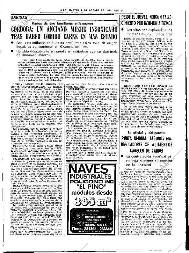 ABC SEVILLA 04-08-1981 página 17