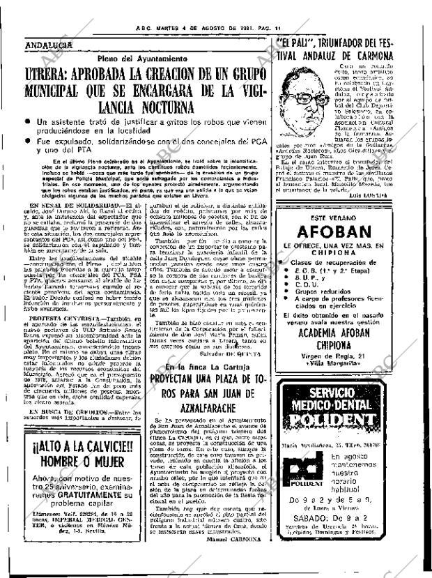 ABC SEVILLA 04-08-1981 página 23