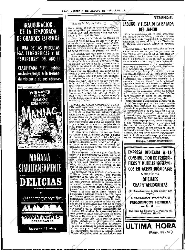 ABC SEVILLA 04-08-1981 página 28