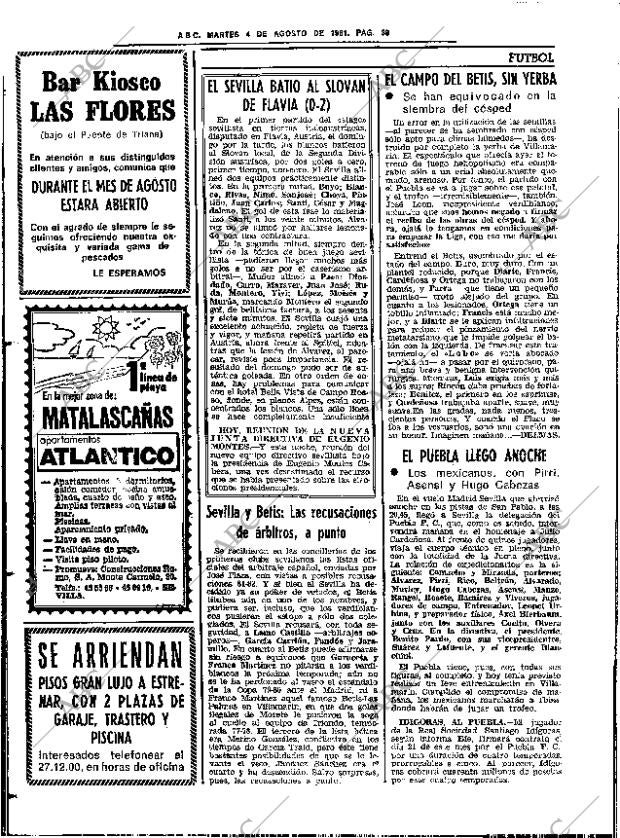 ABC SEVILLA 04-08-1981 página 50