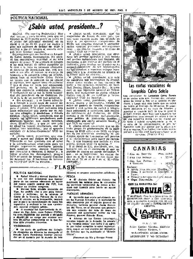 ABC SEVILLA 05-08-1981 página 11