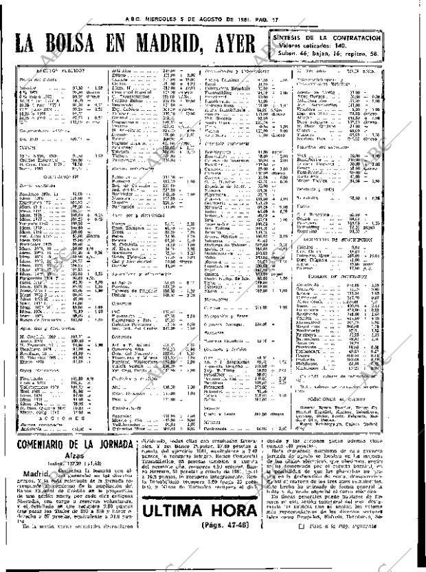 ABC SEVILLA 05-08-1981 página 23