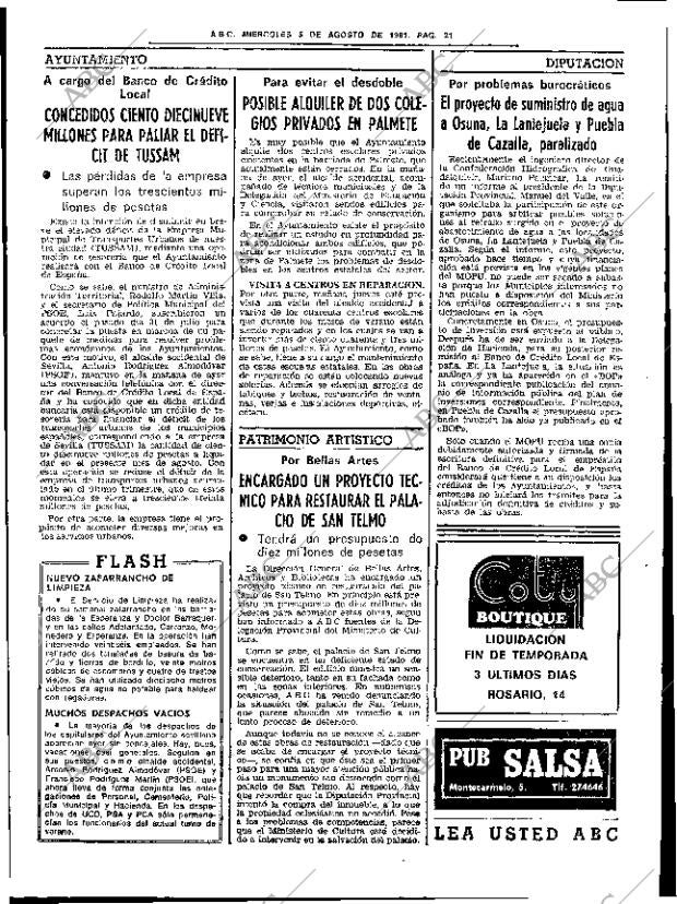 ABC SEVILLA 05-08-1981 página 27