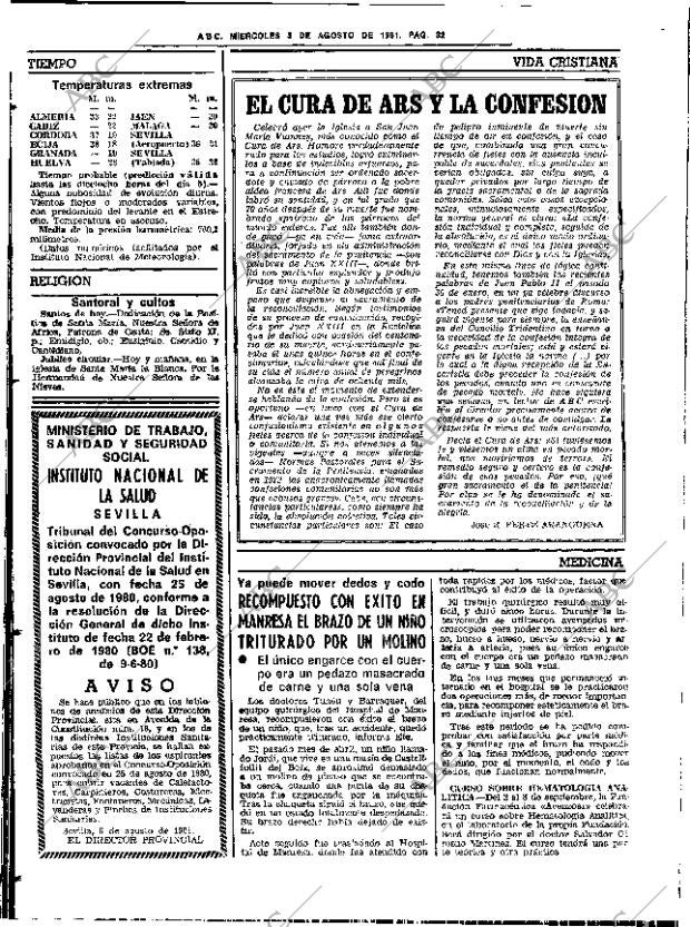 ABC SEVILLA 05-08-1981 página 38