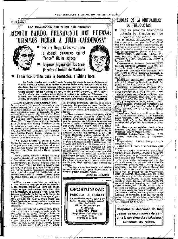 ABC SEVILLA 05-08-1981 página 40