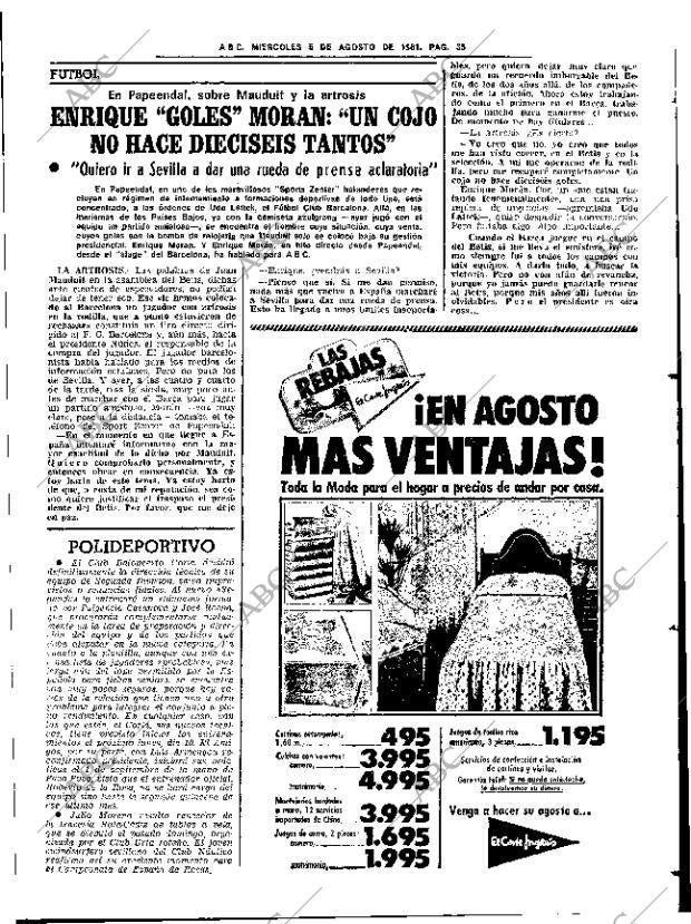 ABC SEVILLA 05-08-1981 página 41