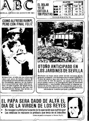 ABC SEVILLA 06-08-1981 página 1