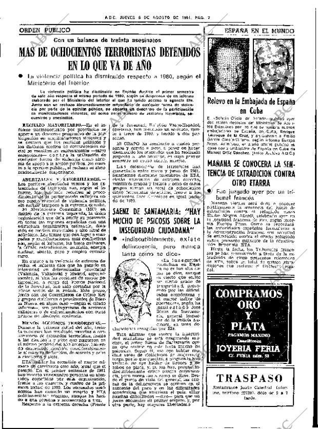 ABC SEVILLA 06-08-1981 página 13