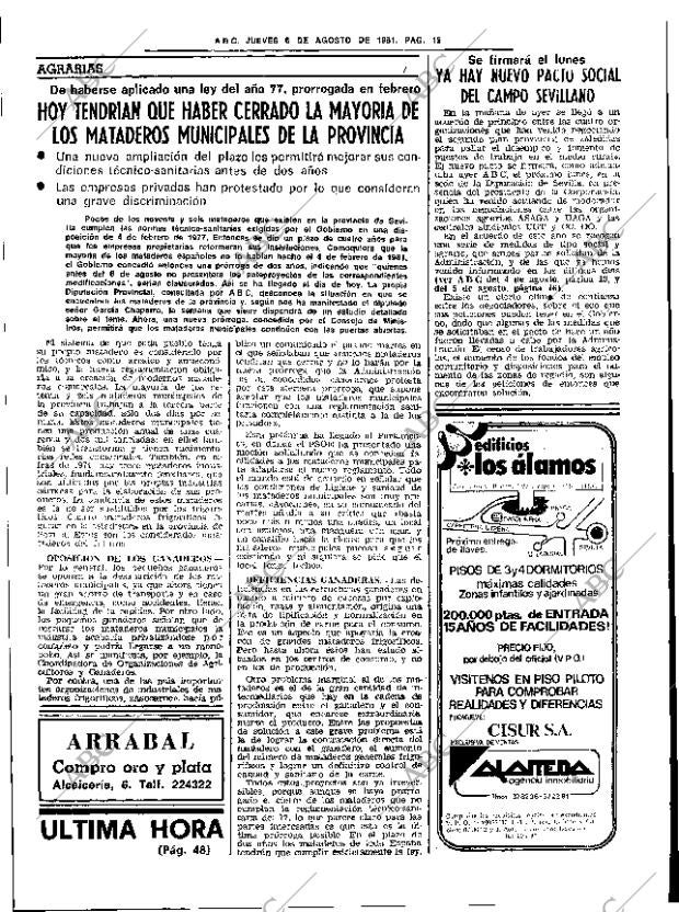 ABC SEVILLA 06-08-1981 página 21