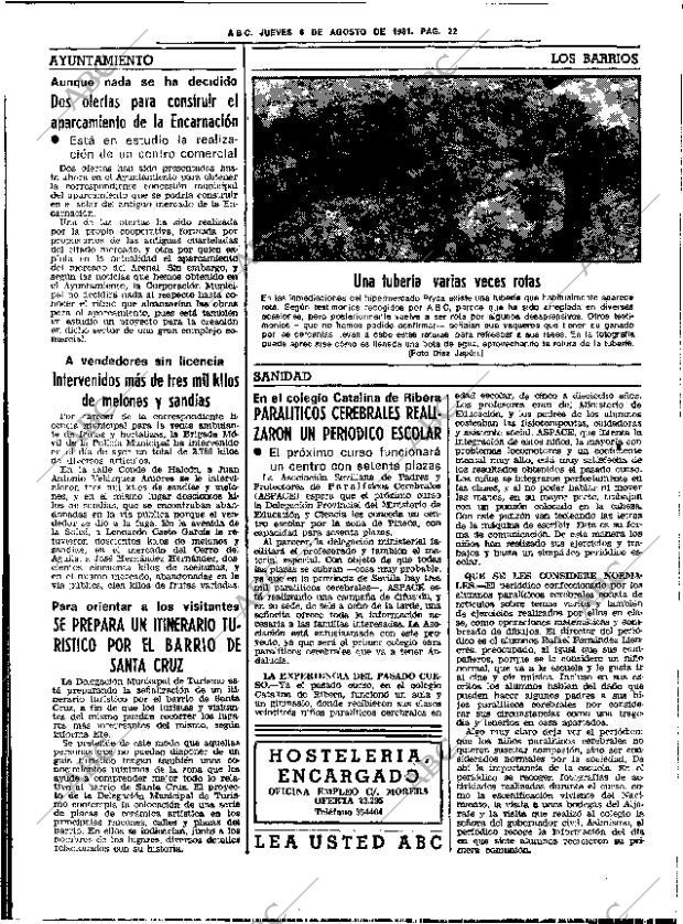 ABC SEVILLA 06-08-1981 página 28