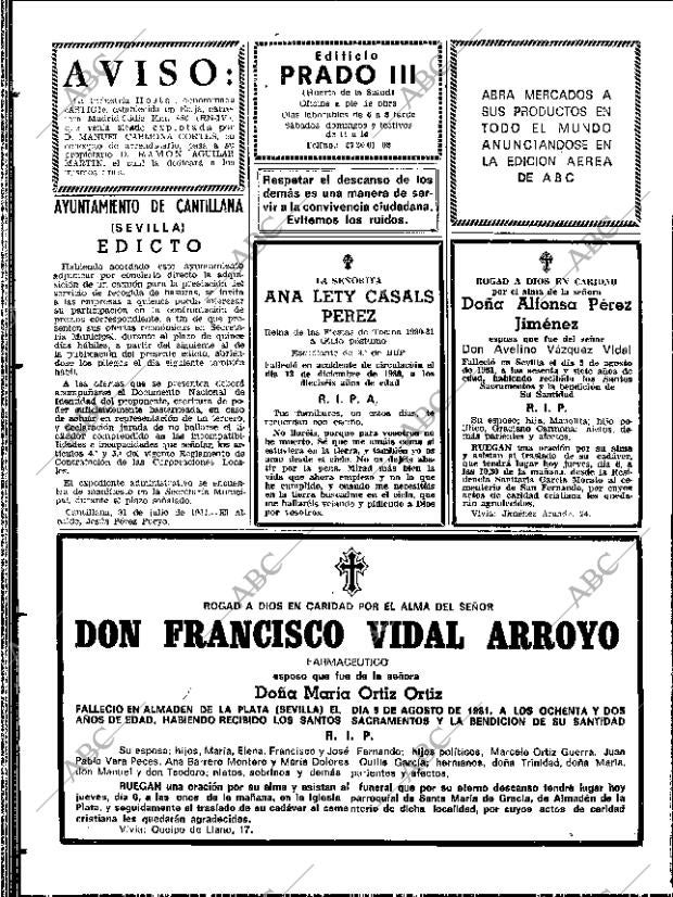 ABC SEVILLA 06-08-1981 página 52