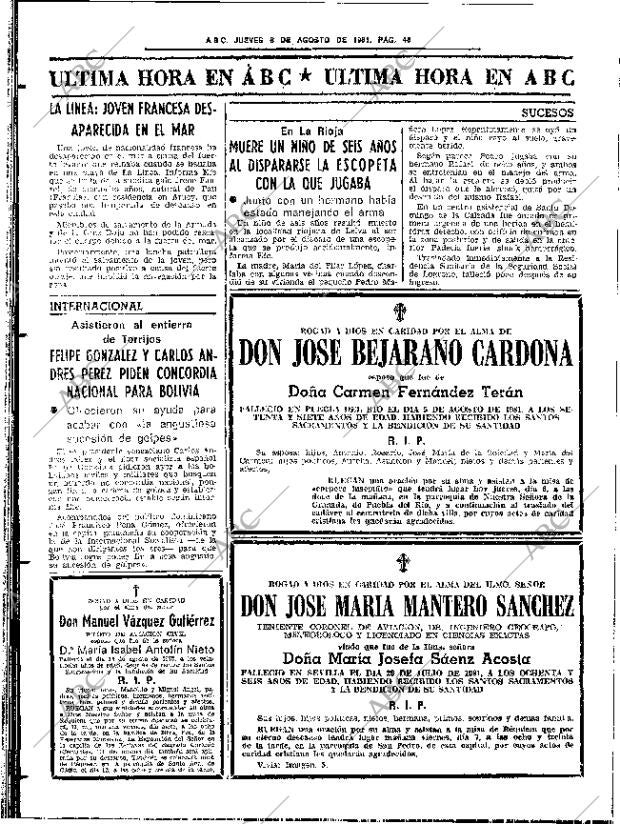 ABC SEVILLA 06-08-1981 página 54
