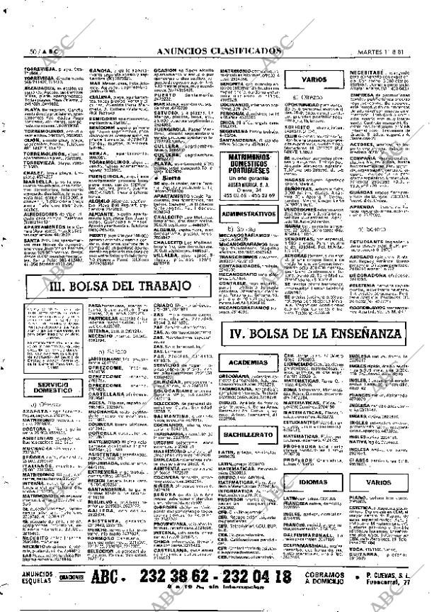 ABC MADRID 11-08-1981 página 58