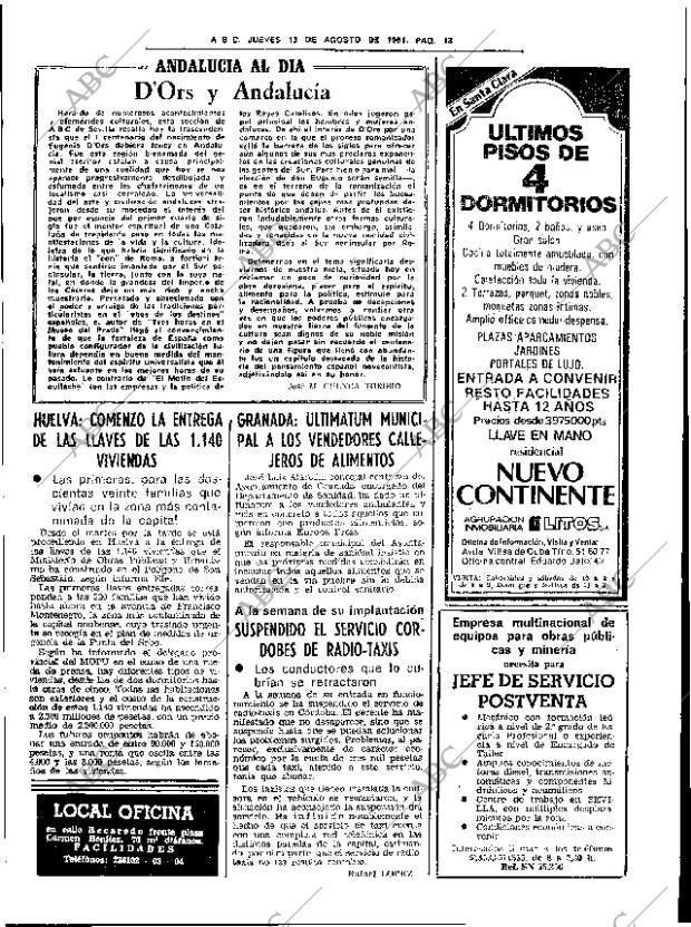 ABC SEVILLA 13-08-1981 página 19