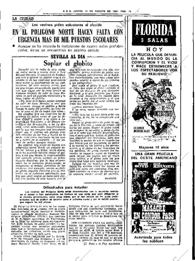 ABC SEVILLA 13-08-1981 página 25