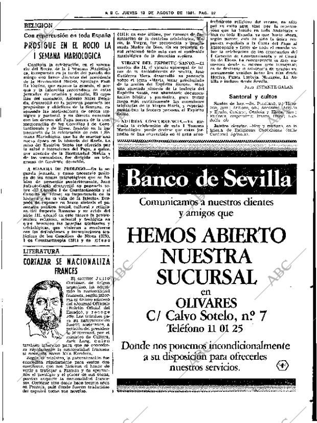 ABC SEVILLA 13-08-1981 página 33