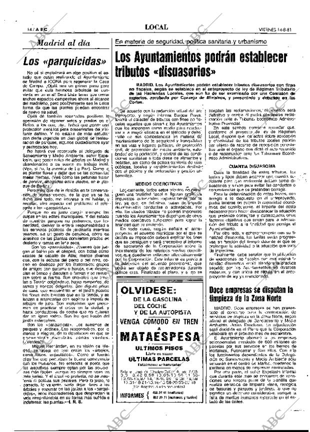ABC MADRID 14-08-1981 página 22
