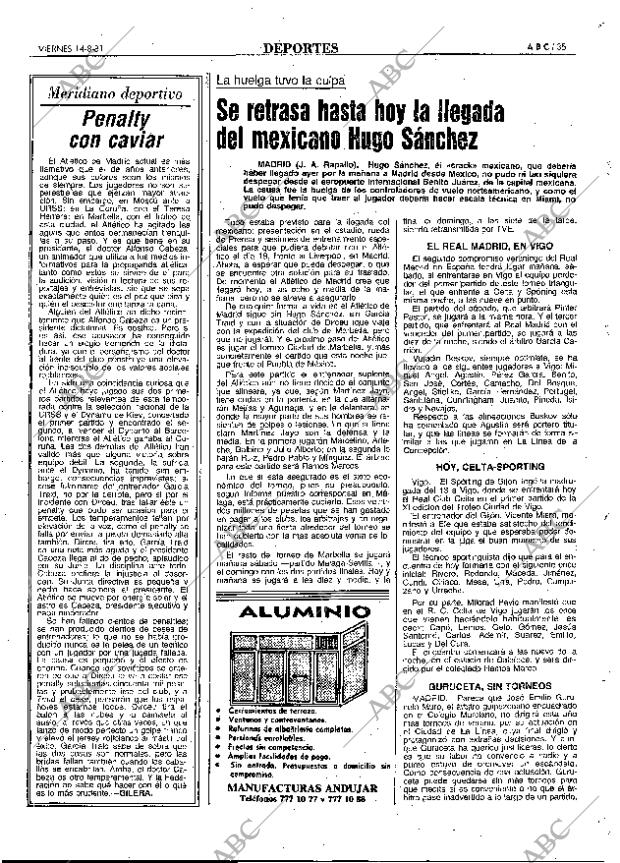 ABC MADRID 14-08-1981 página 43