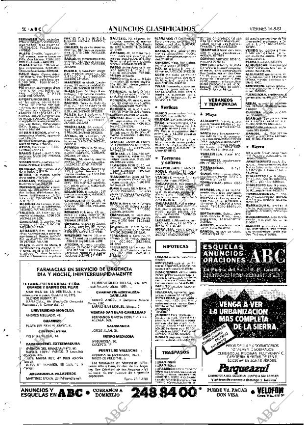 ABC MADRID 14-08-1981 página 58