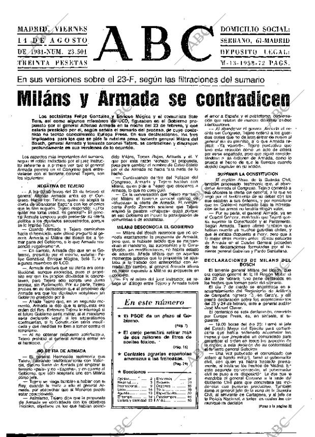 ABC MADRID 14-08-1981 página 9