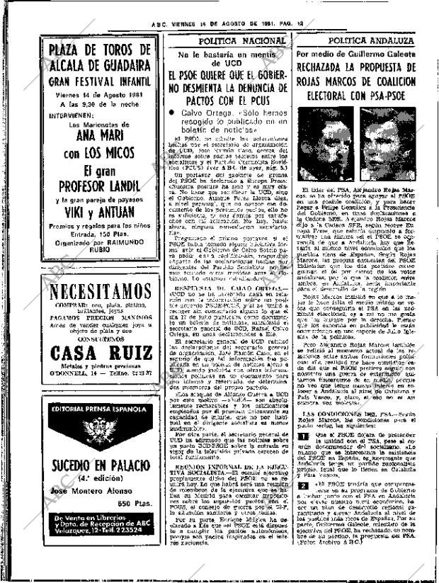 ABC SEVILLA 14-08-1981 página 20