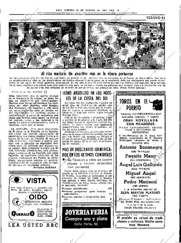 ABC SEVILLA 14-08-1981 página 27