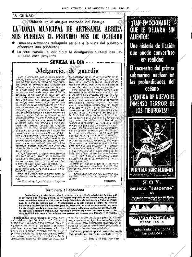 ABC SEVILLA 14-08-1981 página 31