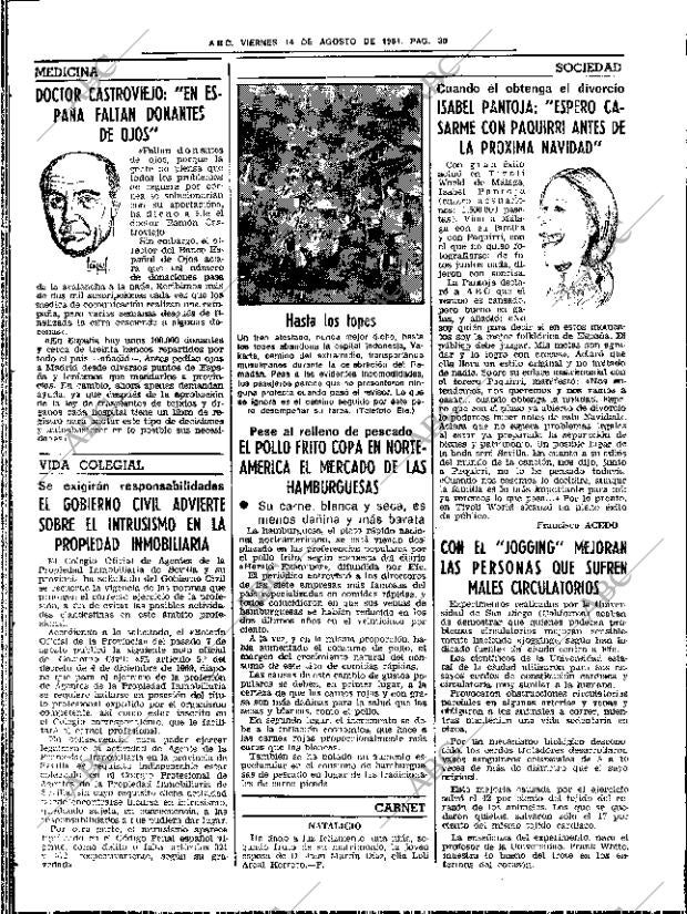 ABC SEVILLA 14-08-1981 página 38