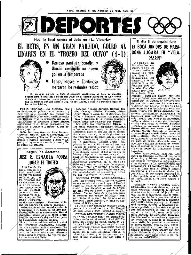 ABC SEVILLA 14-08-1981 página 41